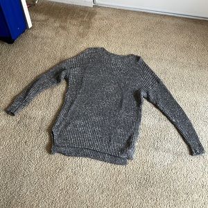 Gray Oversized Hollister Sweater